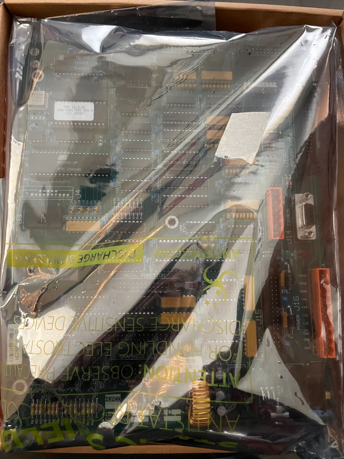 Hurco Part 4150628601T PCB ASS’Y, FLAT PANEL NODE 3, NONE CONFIGURED WINMAX
