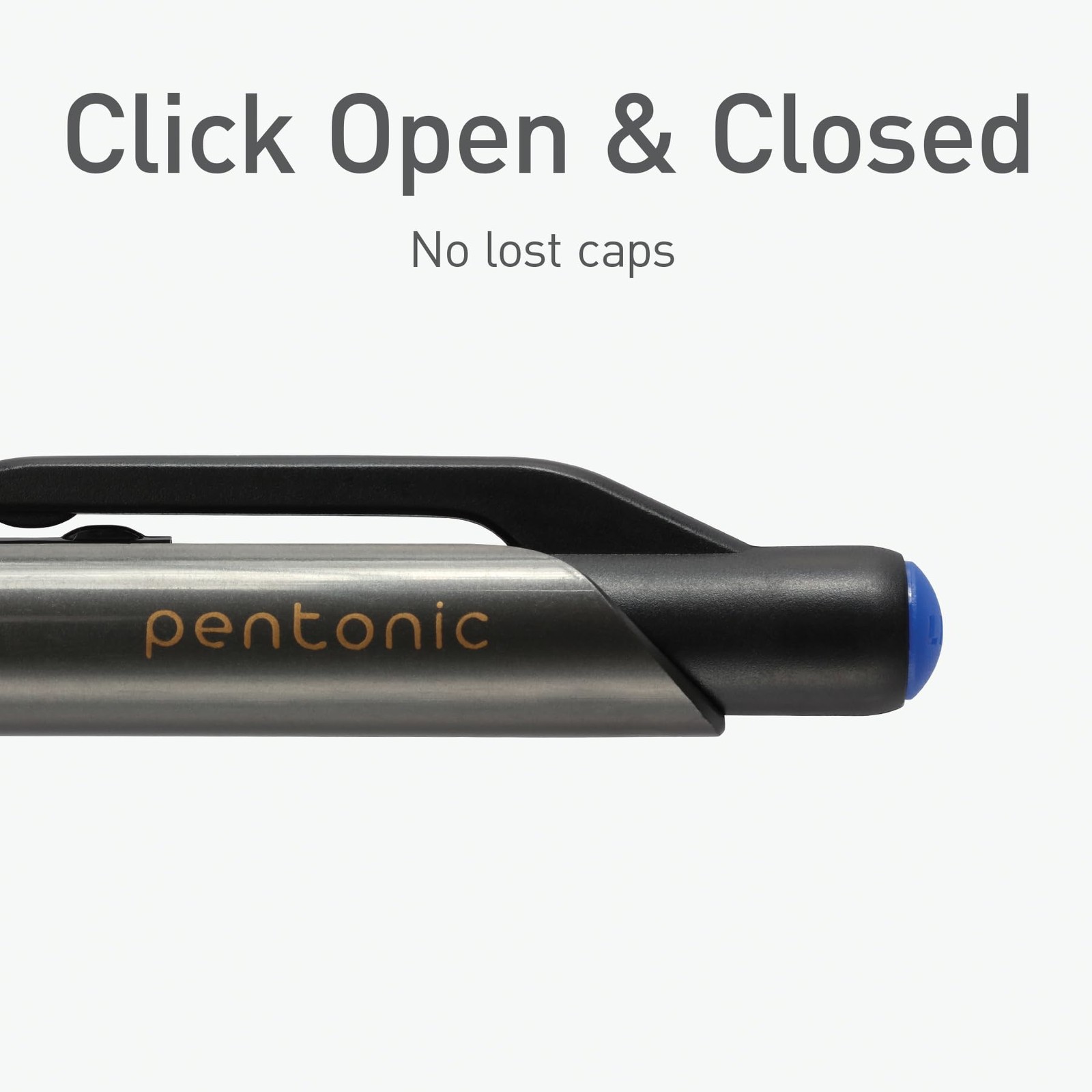 Pentonic GRT 0.7mm Blue Gel Pens, 10pk. Smooth for Office & Journaling.