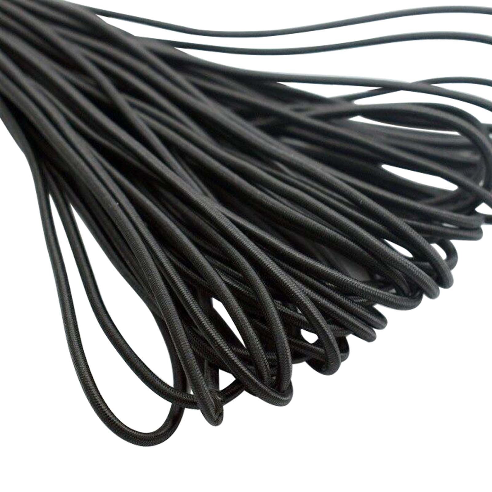 1/8″ Multi-Use Elastic Bungee Cord Heavy Duty Shock Rope Tie Down Stretch Band