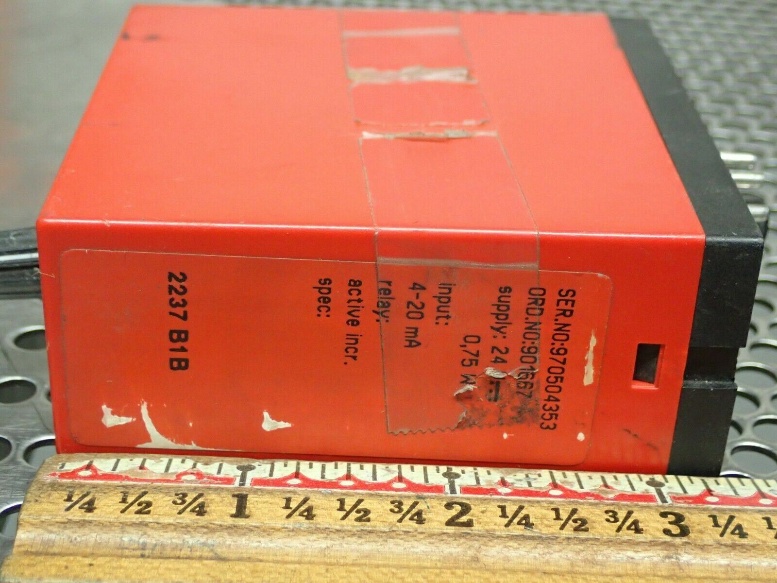PR Electronics 2237 Trip Amplifier Relay 24VDC 4-20mA Used With Warranty