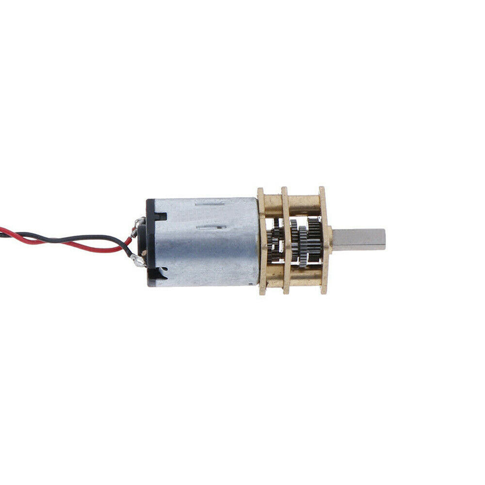 5Pcs Micro Mini N20 Gear Motor DC Slow Speed Full Metal Gearbox Reducer Toy E