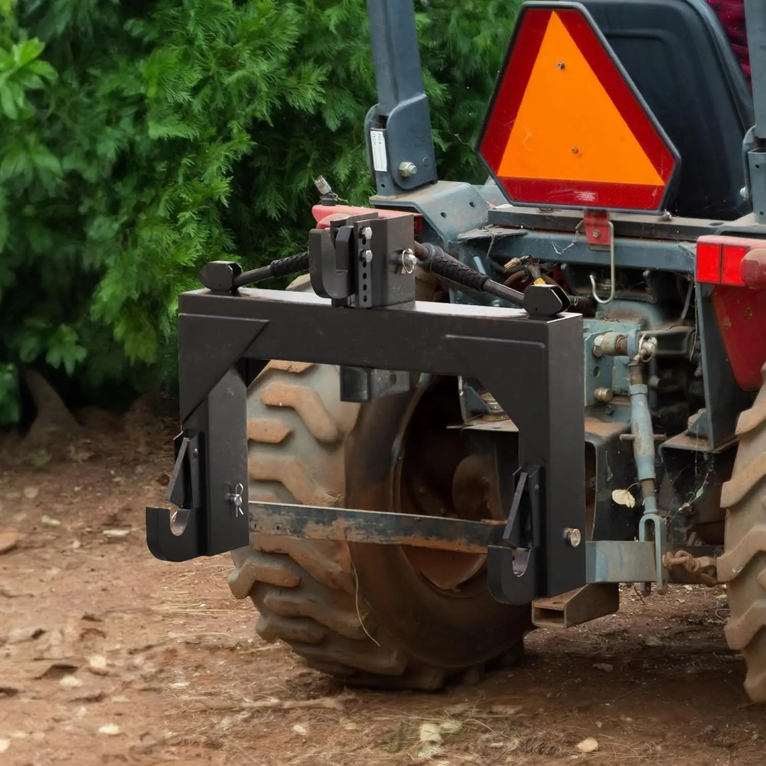 3 Point Quick Hitch Attachment & 2″ Receiver for Category 1 Tractors, 3000 lbs