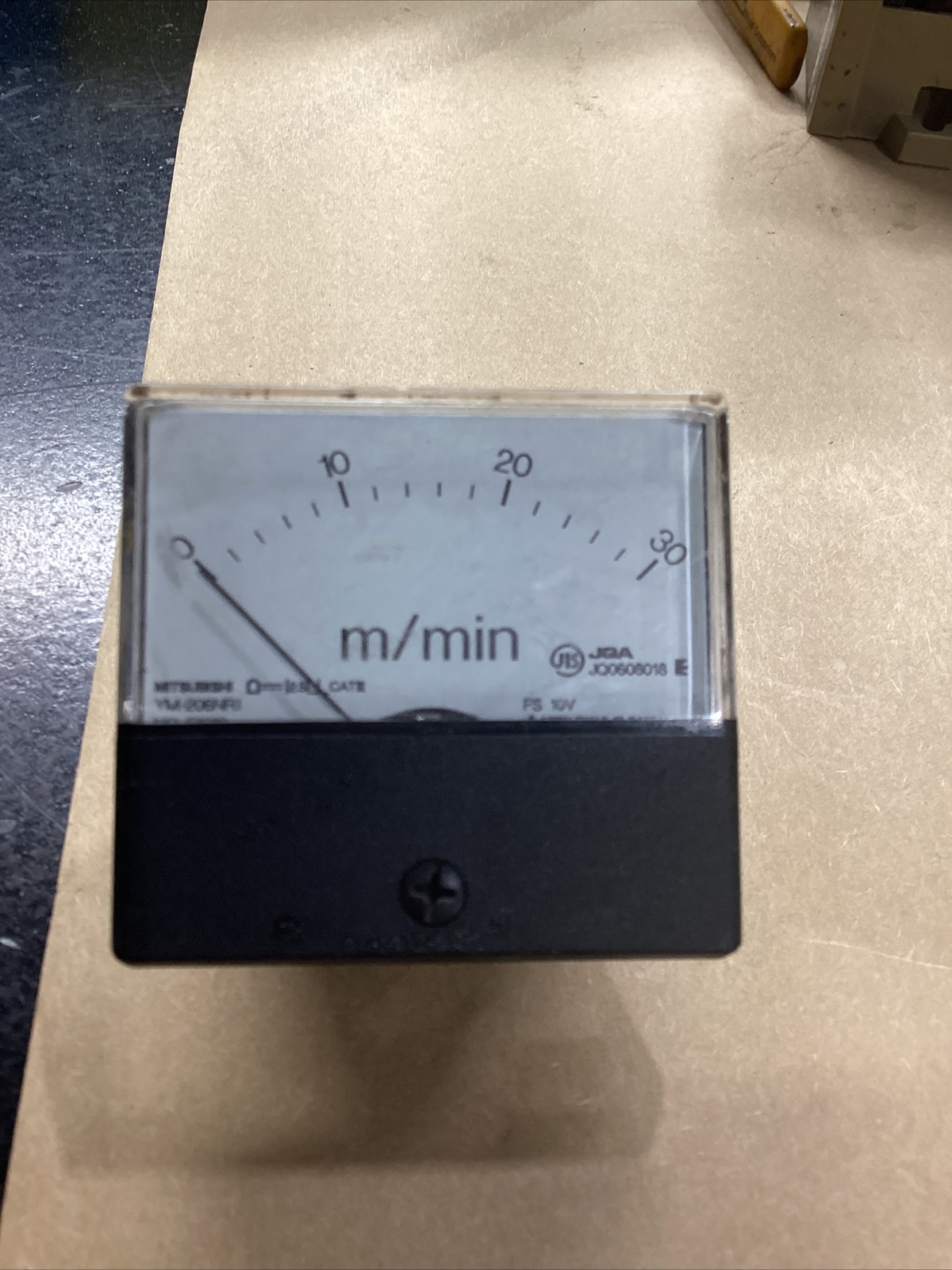 Mitsubishi YM-206NRI Panel Meter Gauge 0-30 Minutes Min #647I98
