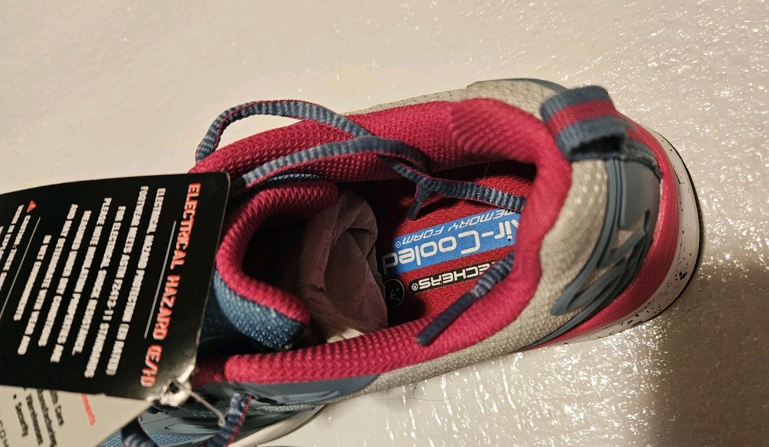 Skechers Work, Women’s US Size 8. Composite Safety Toe, Electrical Hazard