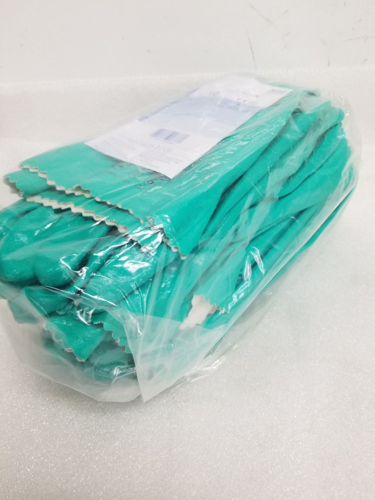 Ansell 39-122 SOL-KNIT 12″ Knit Lined Nitrile Chem Resist Gloves Size-10 12-Pack