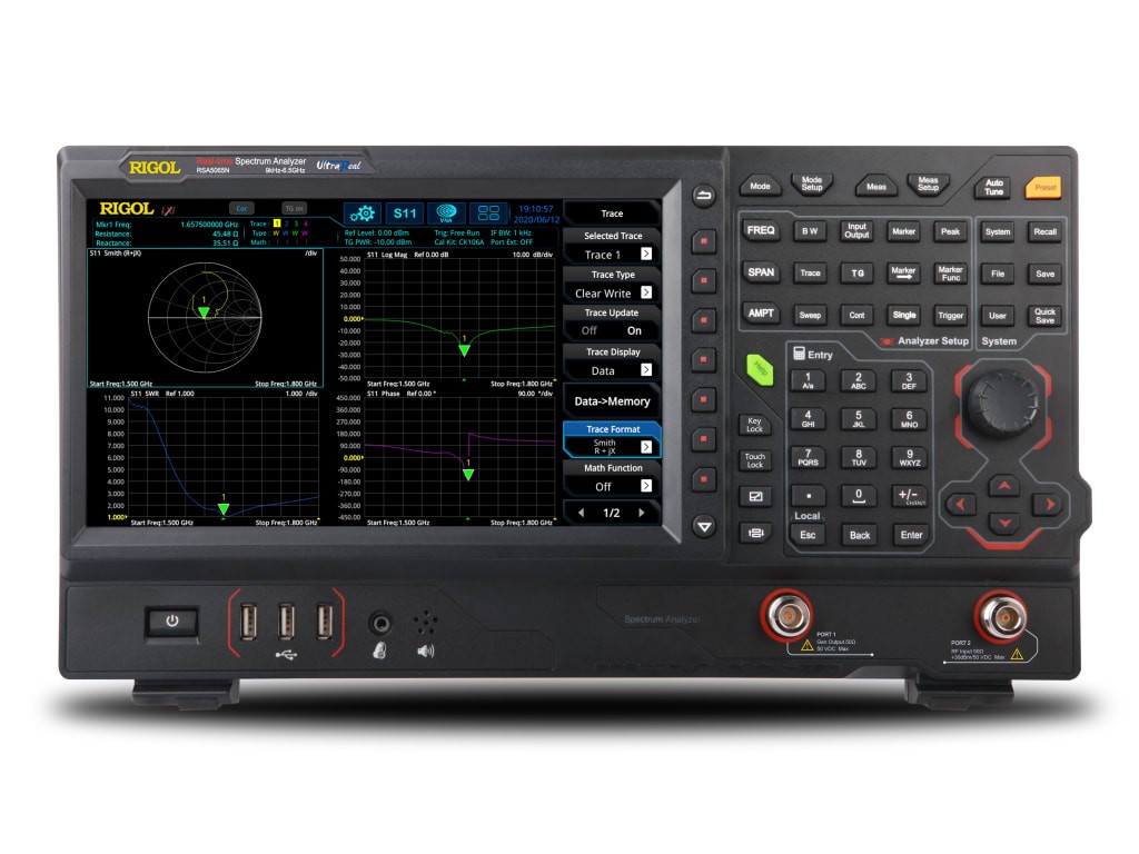 Rigol RSA5065N – 6.5 GHz Real Time Spectrum Analyzer with Vector Network