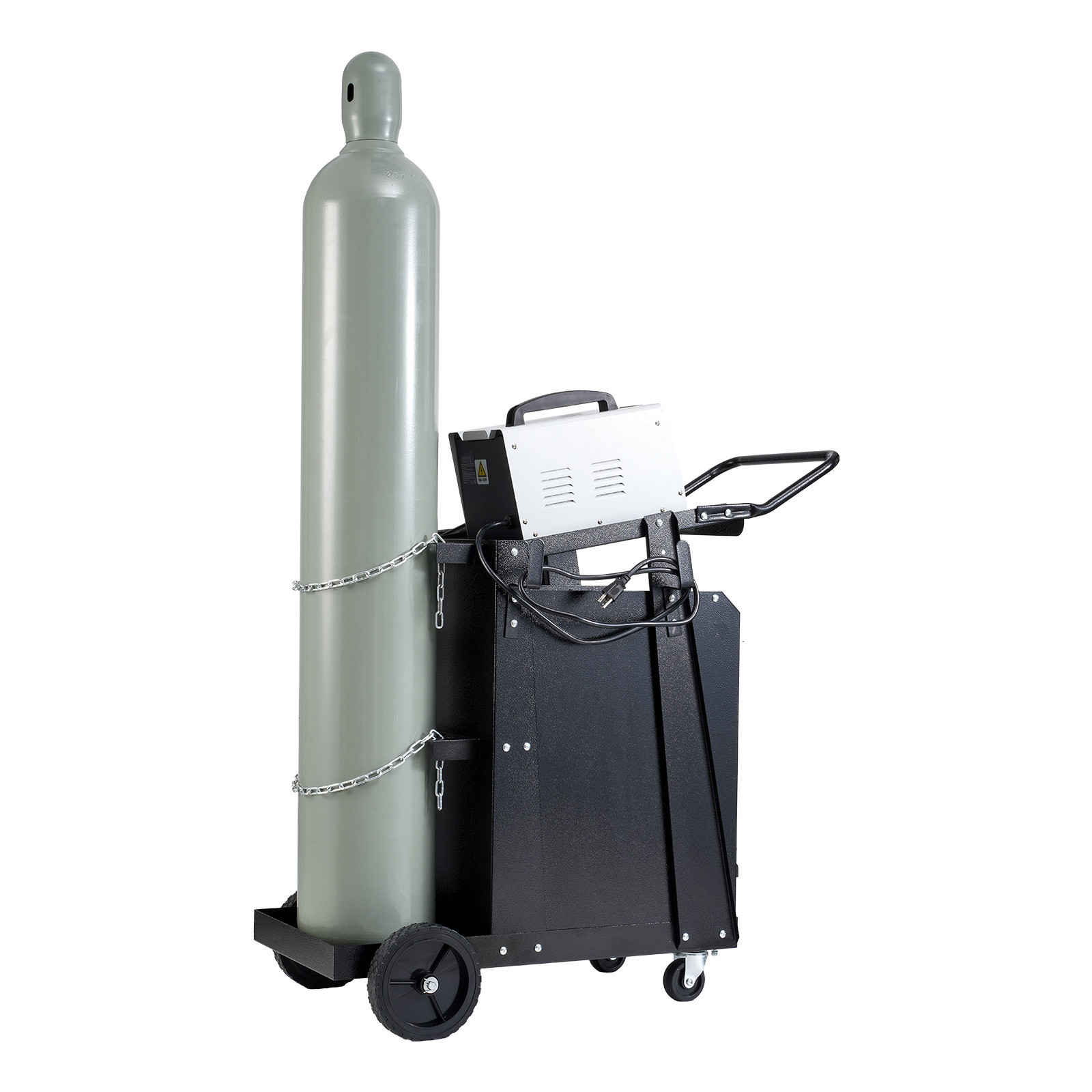Welding Cart 2 Drawers Heavy Duty Welder Cart & Lockable Cabinet 350LBS Loading