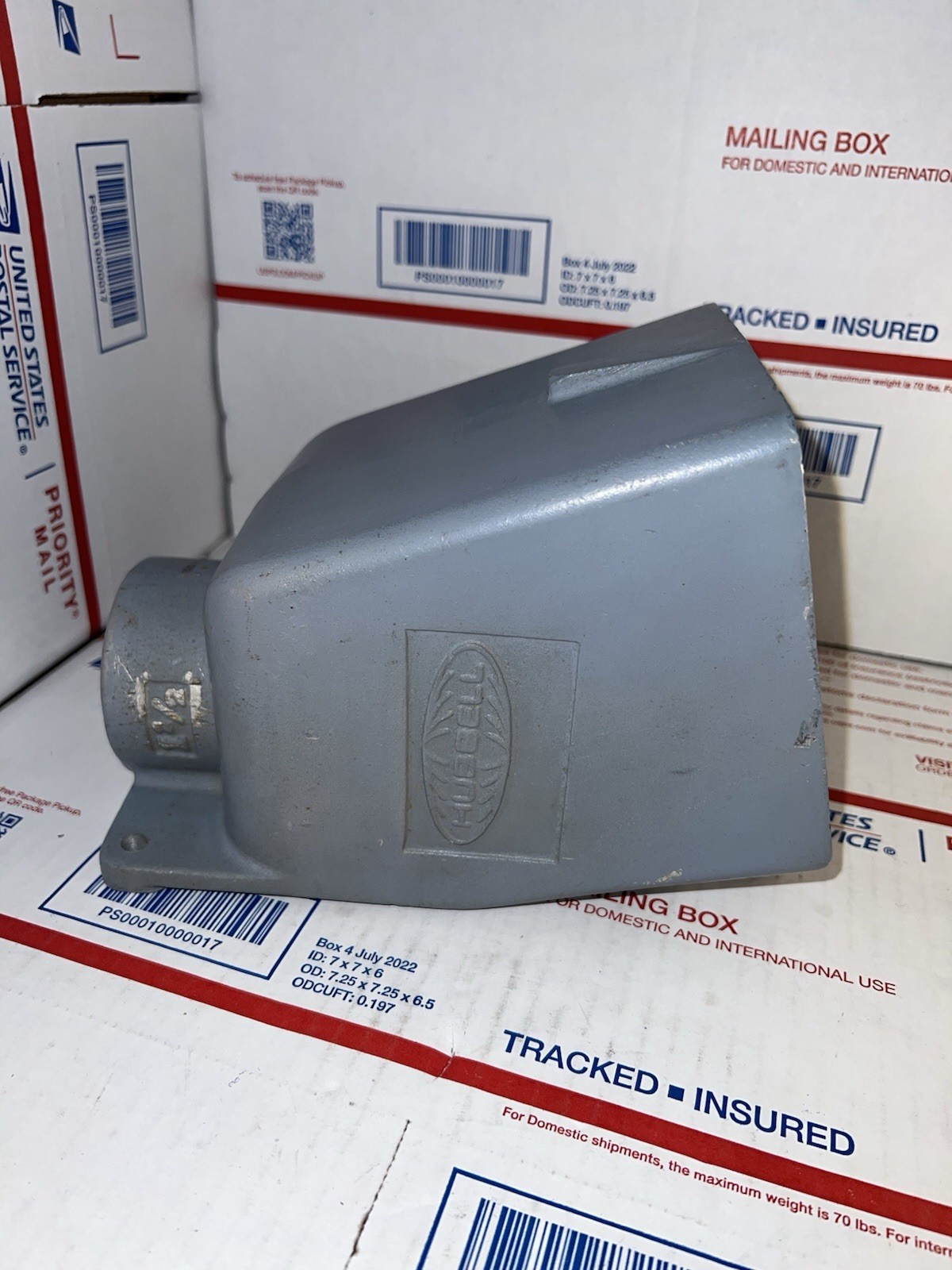HUBBELL HBL BB602W 60A PIN&SLEEVE 1-1/4” & 1-1/2” RECEPTACLE BOX *USED* ⚡️💥🔥