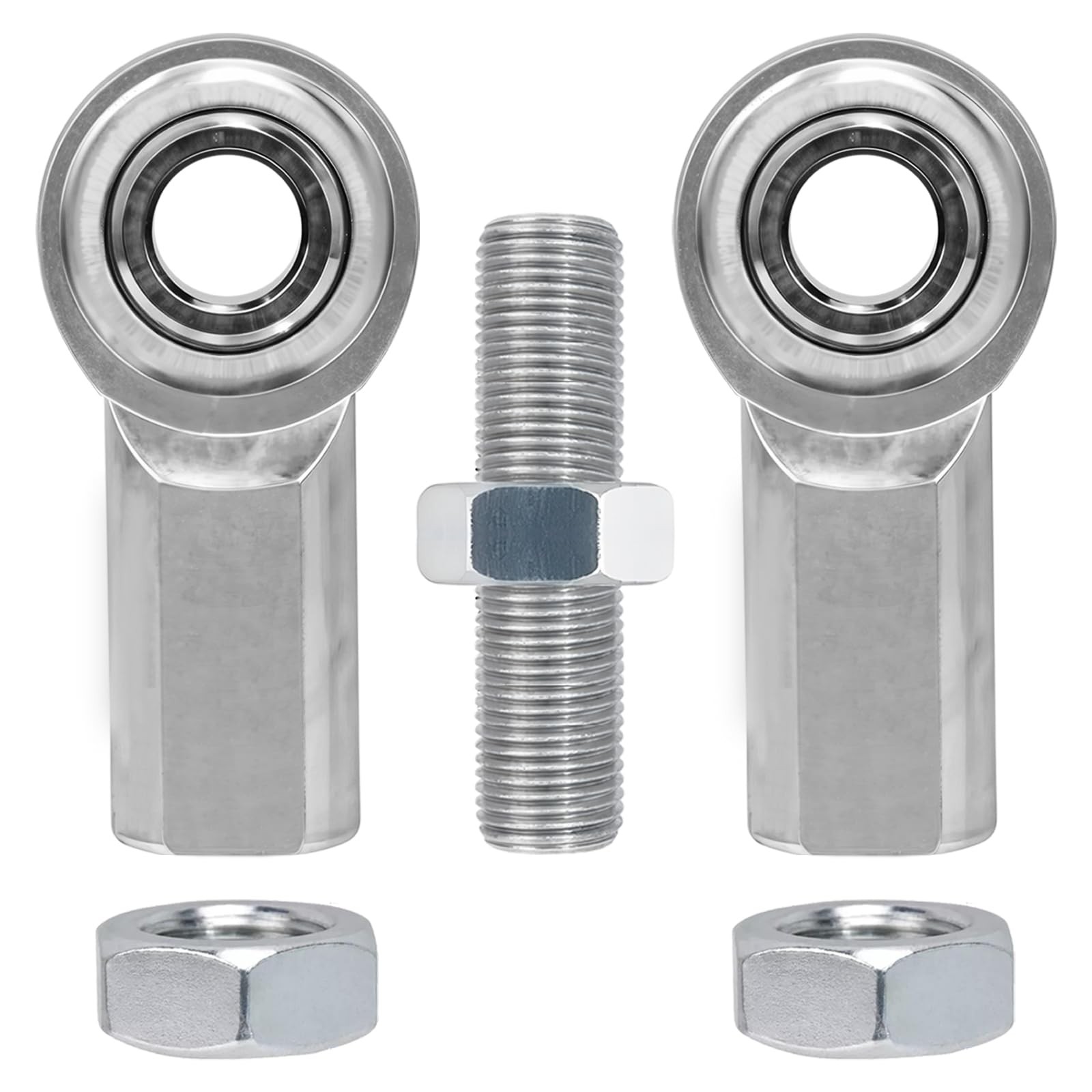 Adjustable 3/8″24 Thread Turnbuckle 3/8″ Bore Female Rod End Bearing
