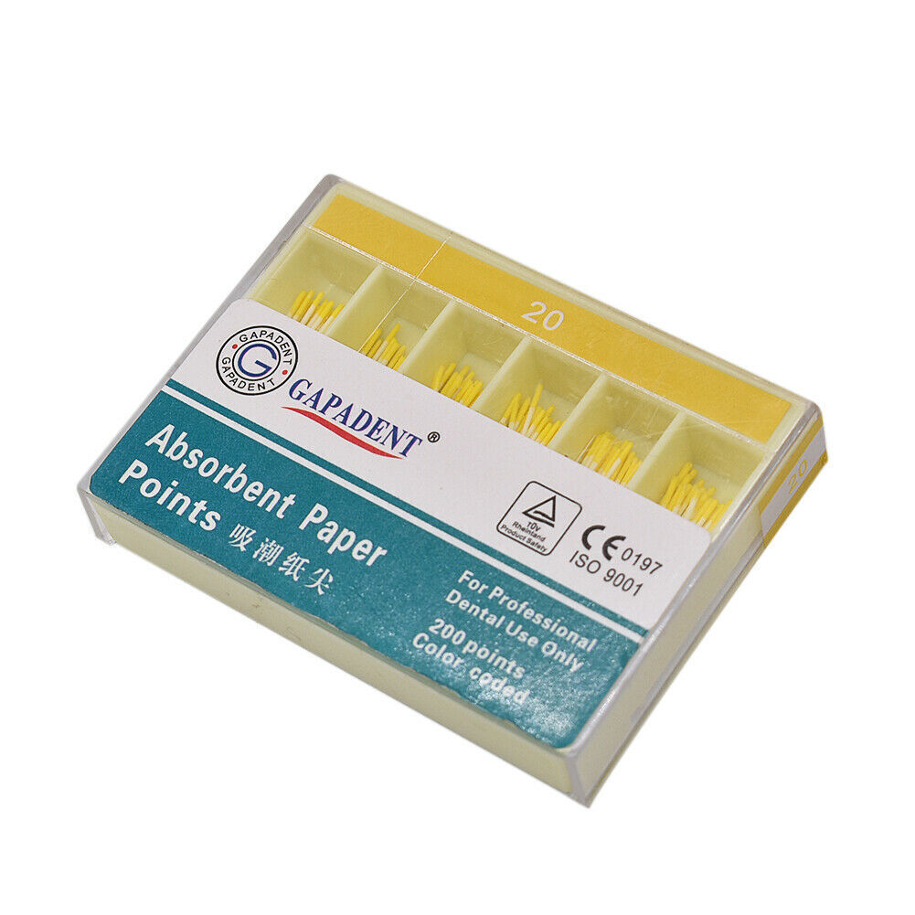 Dental Endo Root Canal Obturating Points/Absorbent Paper Points 0.2-0.6 Taper