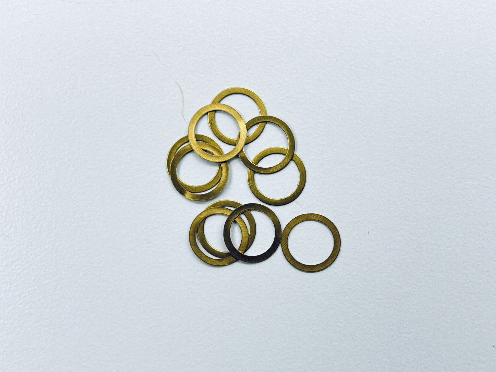 Bag of 10pcs Gefran USShimPack8 Brass Shims 0.008″ Thick 0.2mm Kit-SVC Sealing