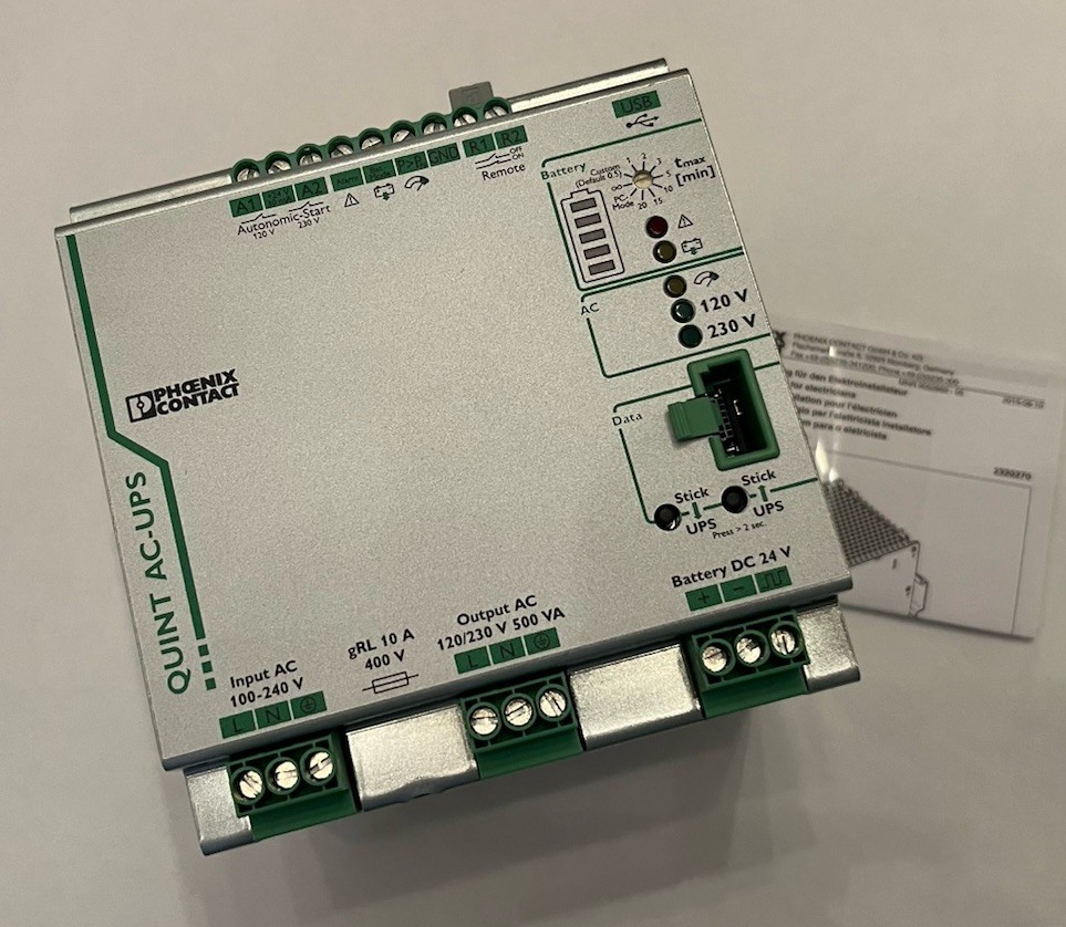 Phoenix Contact Power Supply 2320270 QUINT-UPS/1AC/1AC/500VA