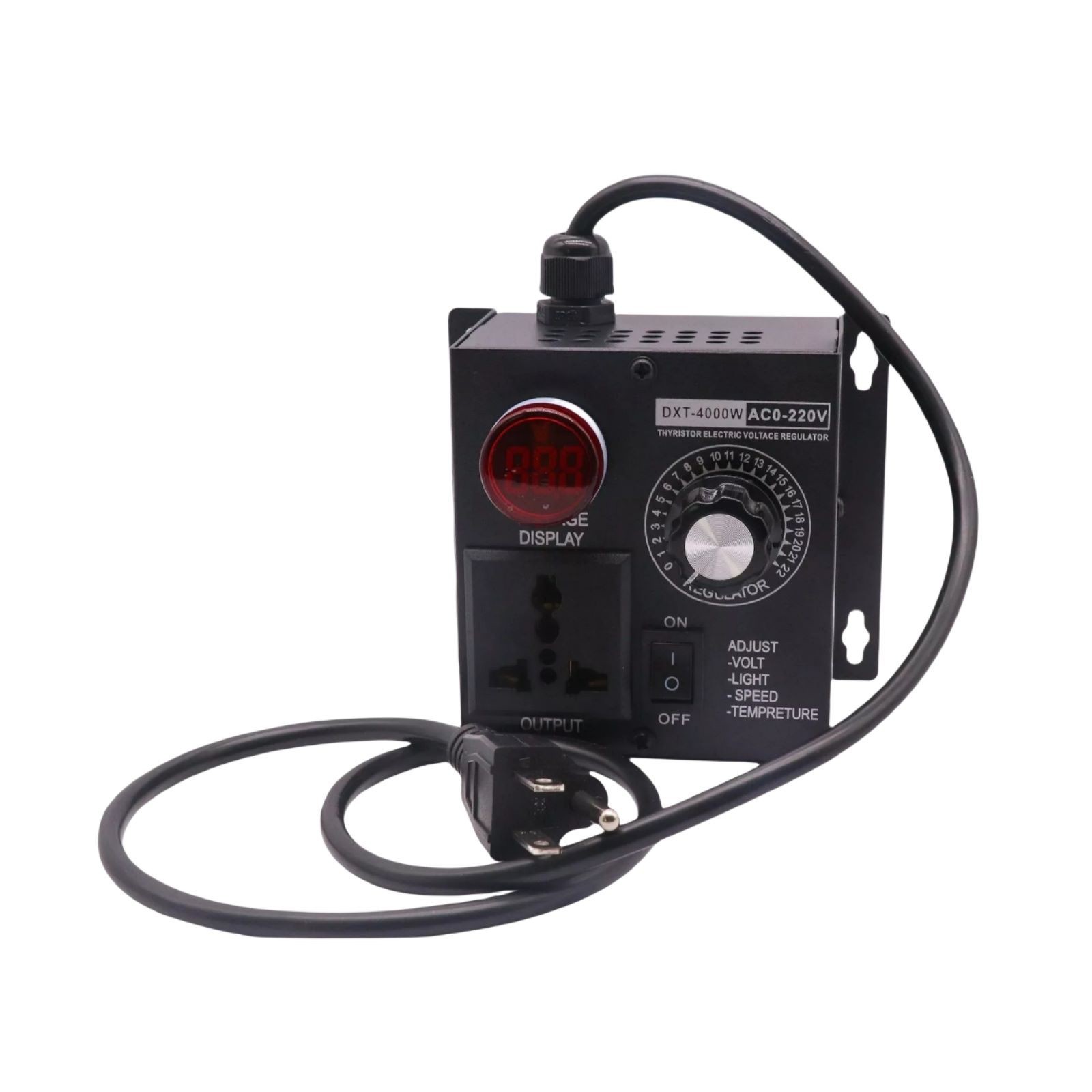 AC 110V/220V 4000W New SCR Electronic Voltage Regulator Fan Speed Controller