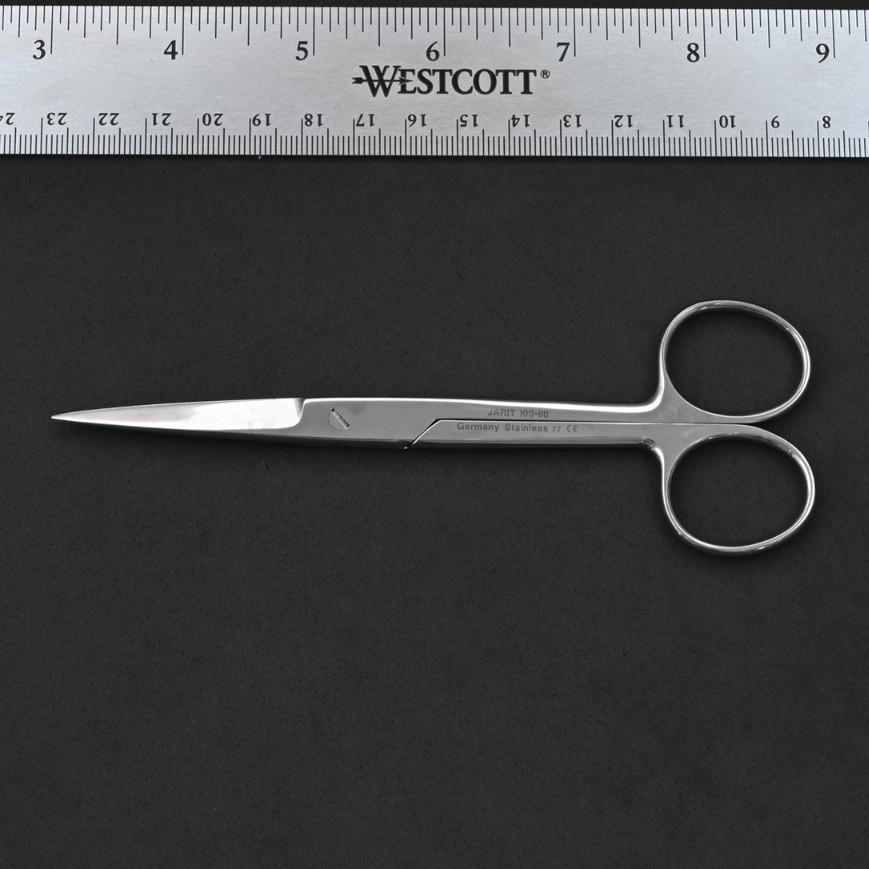 Integra Jarit 100-110 Operating Scissors Straight Sharp/Sharp 5 7/8 in