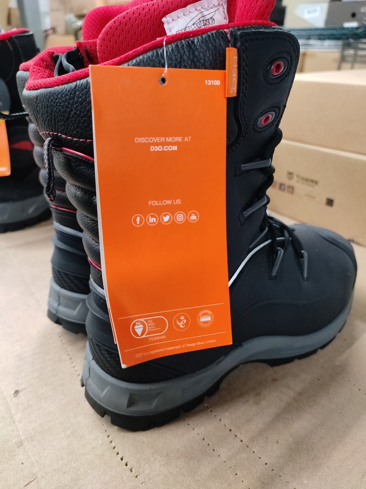 Red Wing Petroking 8 Inch 3206 Waterproof Safety Work Boots Men’s Size 8 US