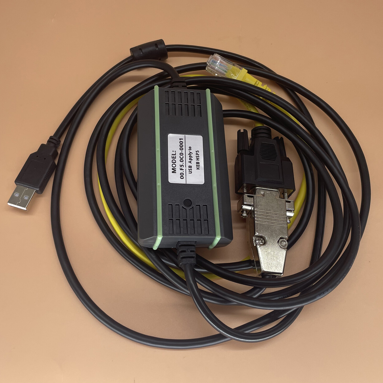 New 00.F5.0C0.0001 KEB Inverter Drive Data Cable In Box