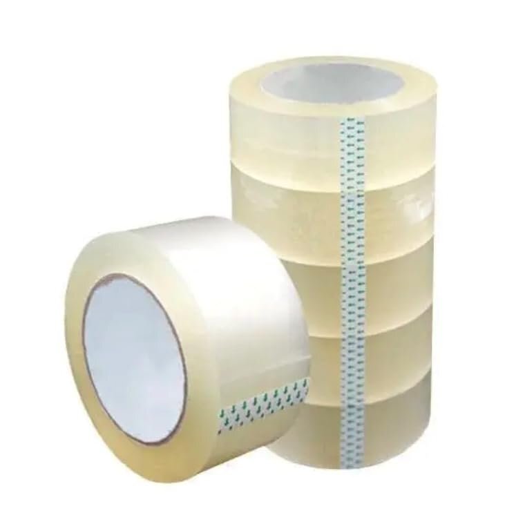 6 Rolls Shipping Packaging Box Packing Sealing Tape 2 mil 2″ x 55 Yard 165FT