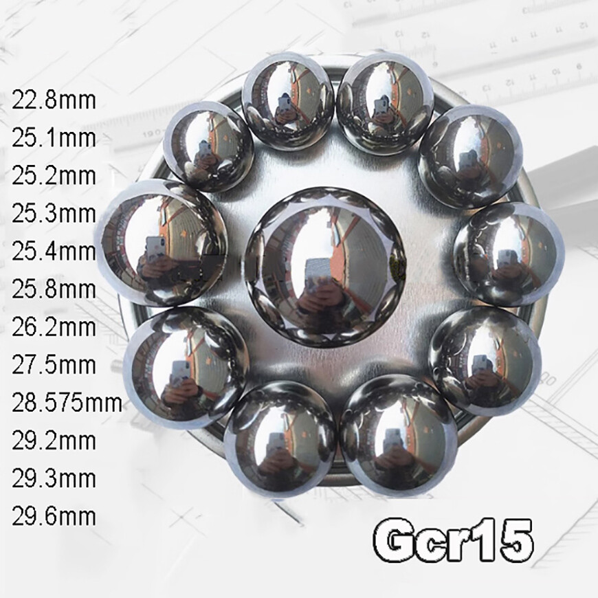 Precision Bicycle Gcr15 Steel Ball Bearing Replacement Bearings 22.8mm-29.6mm