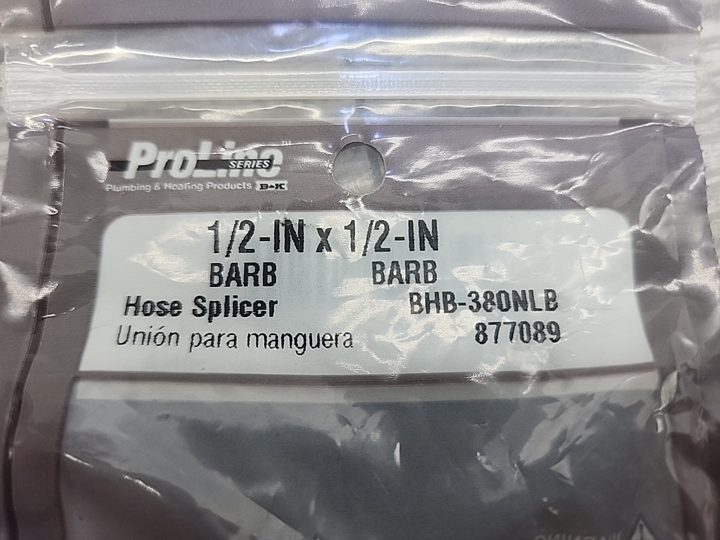 B&K Pro Line Series Hose Splicer 1/2inx1/2in 2Pack [113]