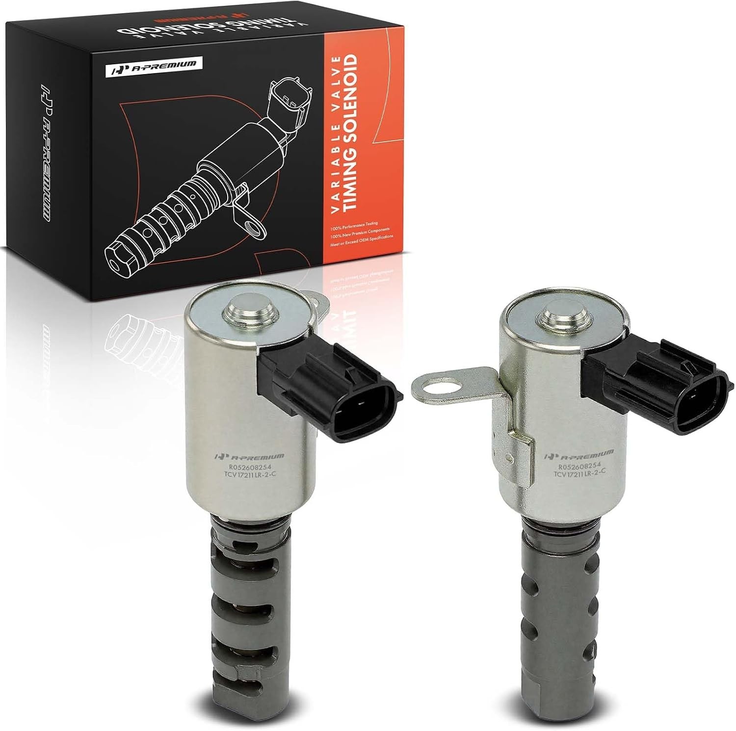 A-Premium 2-PC Left & Right Engine Variable Valve Timing (VVT) Solenoid Compatib