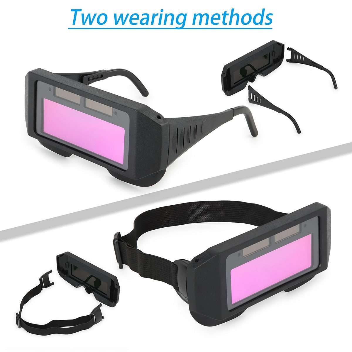 Auto Darkening Welding Glasses,Solar Welding Goggles Mask Helmet,Welder Goggle