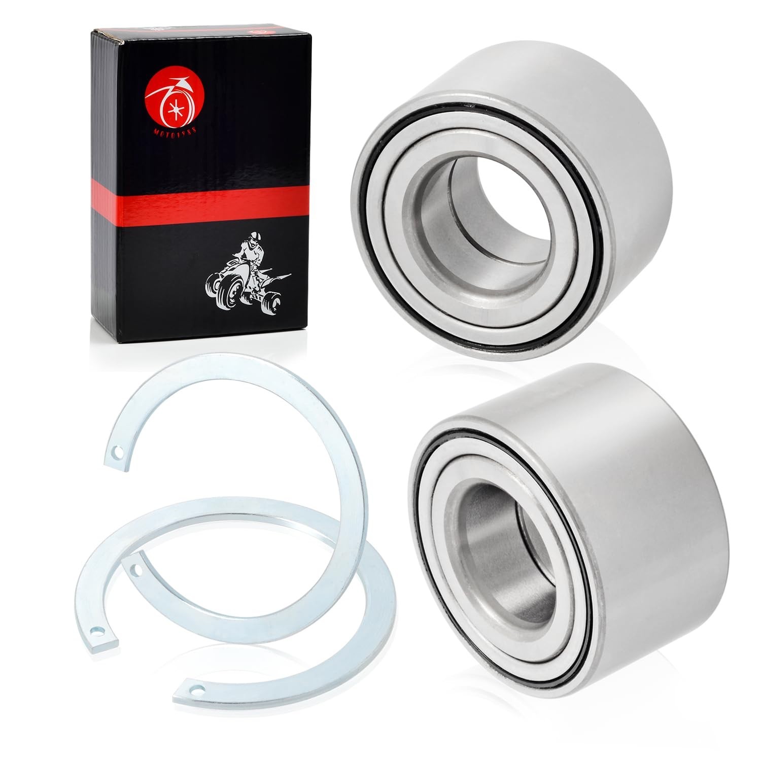 Front Wheel Bearings & Circlip for 420 TRX 500 520 2014-2024 91051-HR3-A21 27×55