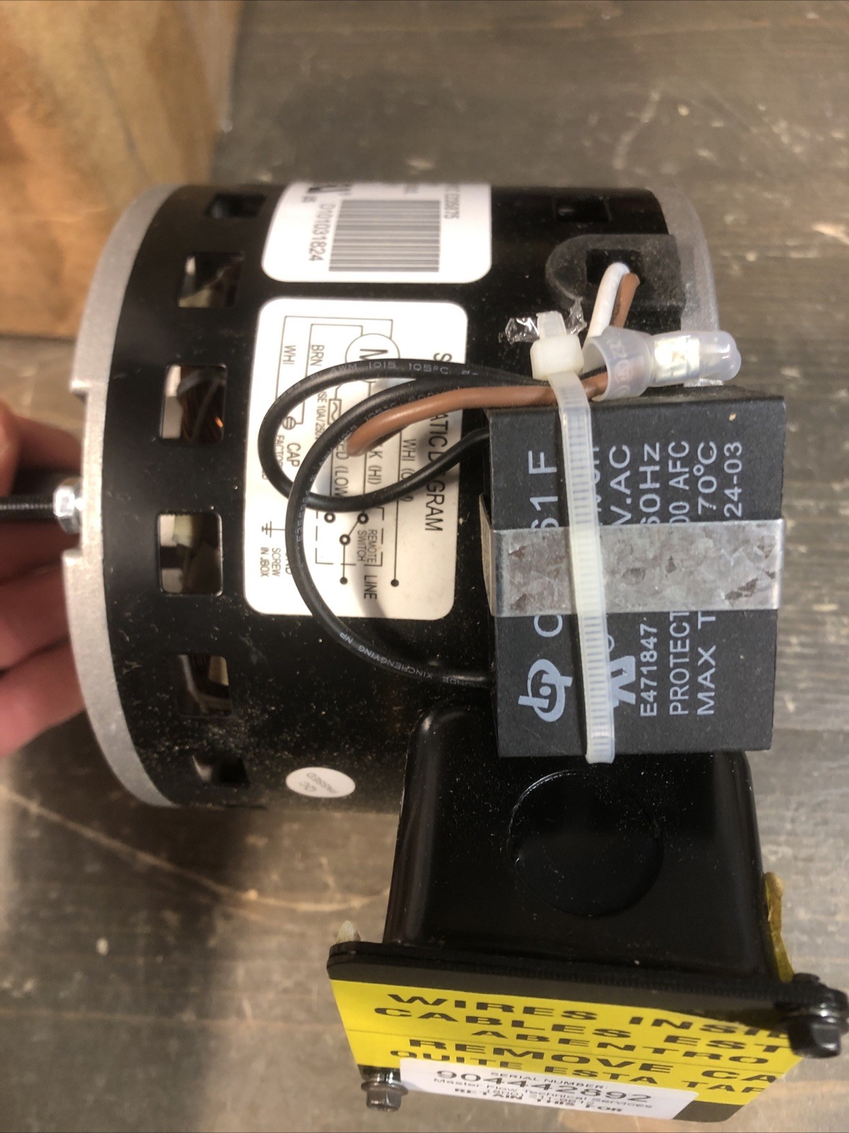 Master Flow Replacement Motor For 30” Belt Drive Whole House Fan 30BD *READ