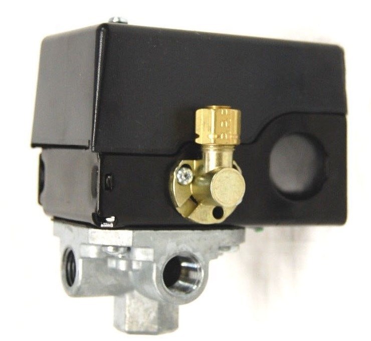 CAMPBELL HAUSFELD CW207576AV PRESSURE SWITCH W/ UNLOADER VALVE & LEVER