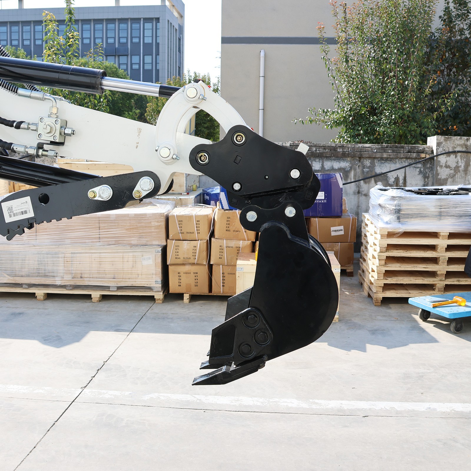 Hydraulic Thumb Clip Clamp Fits For Mini Excavators Small Digger Attachment Kit