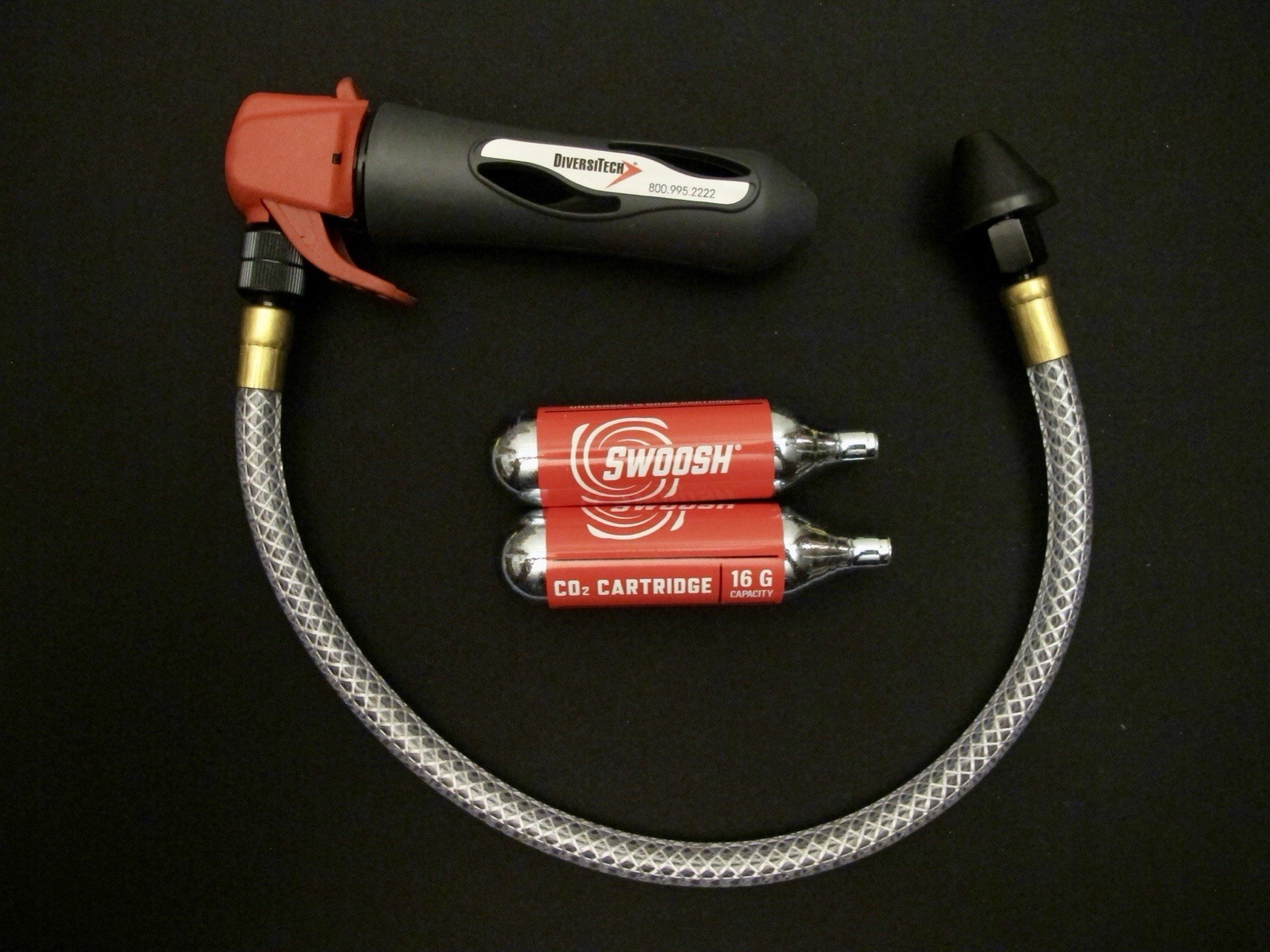 Diversitech GG-1 Drain Gun Portable Drain Cleaning Tool + 2 Swoosh 16g Cartridge