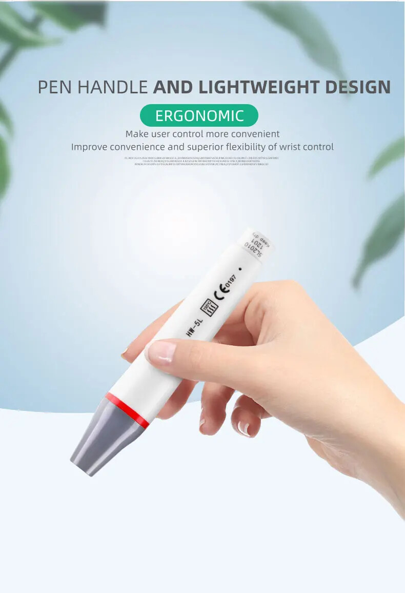 Dental Cleaning Machine Handle HW-5L Woodpecker With Light HW-3H Universal Adapt