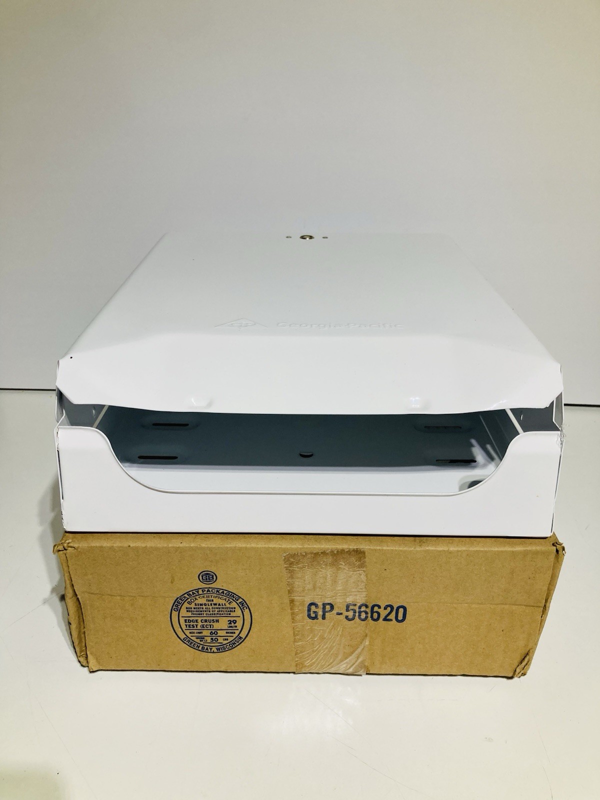 Georgia Pacific 56601 White Metal Paper Towel Dispenser New