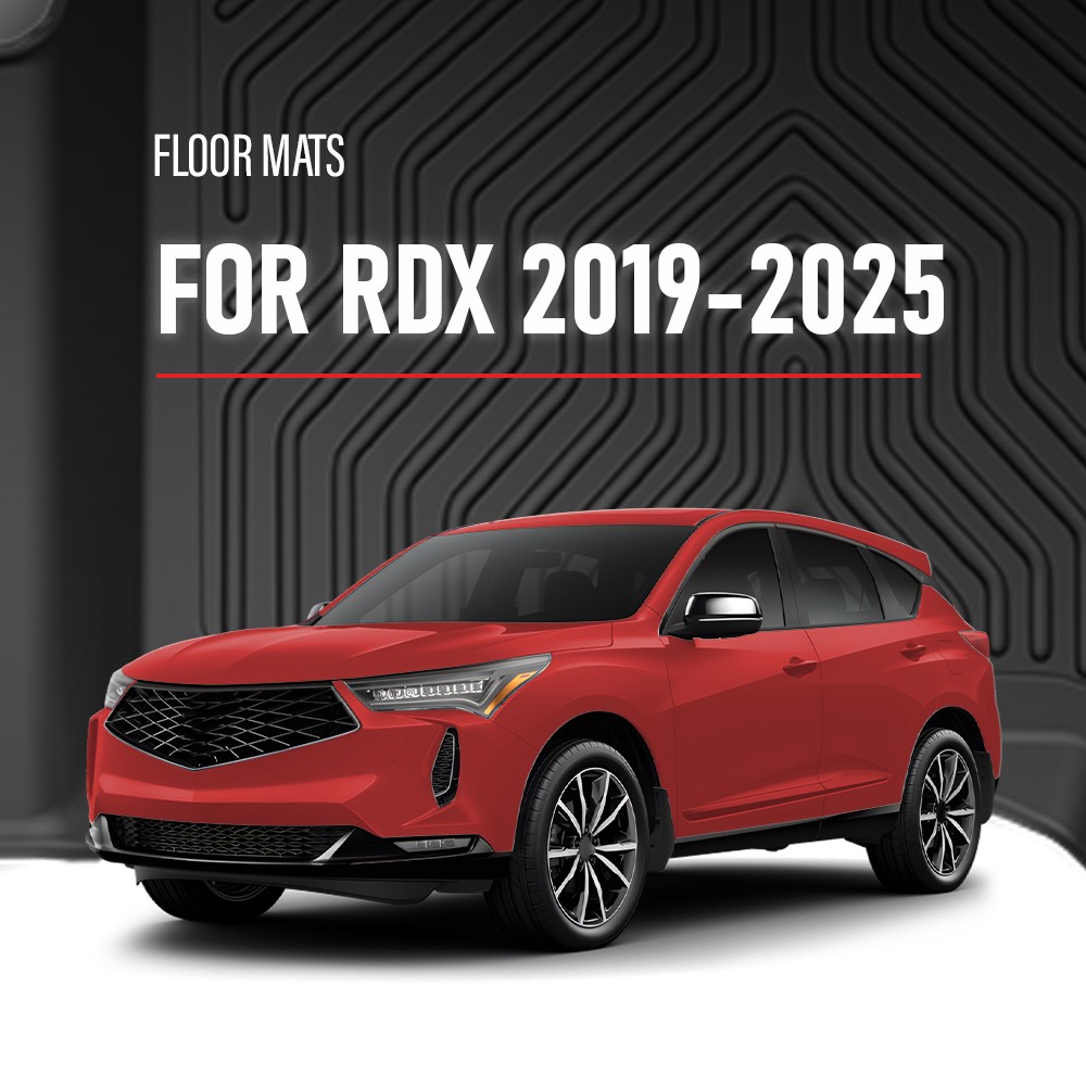 LQI TPE Floor Mats Fit Acura RDX 2019 2020 2021 2022 2023 2024, All Weather