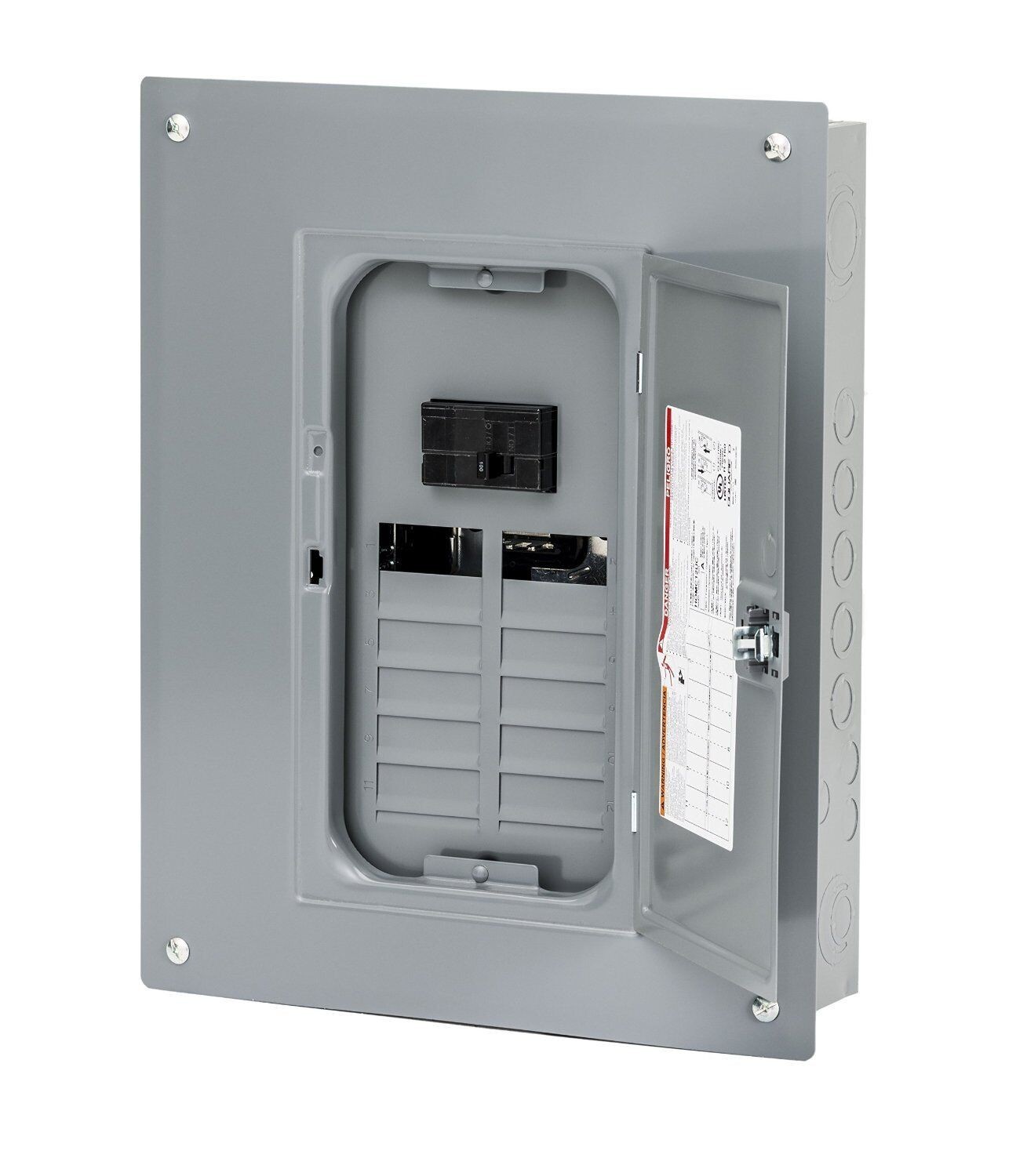 Square D HOM1224M100PC Homeline Indoor 100 Amp Main Breaker Load Center