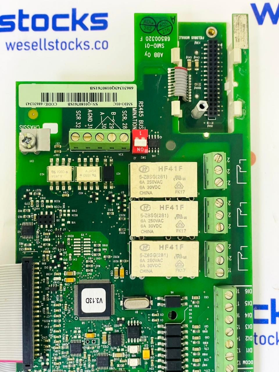 ABB SMIO-01C Industrial I/O Fieldbus Module 68500320 F