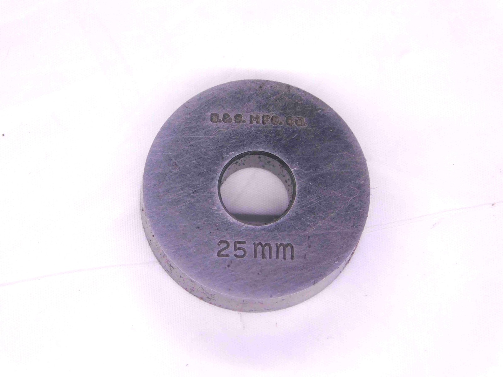 25.000 MASTER PLAIN BORE RING GAGE ONSIZE 25 mm .9843 25.00 SETTING CHECK