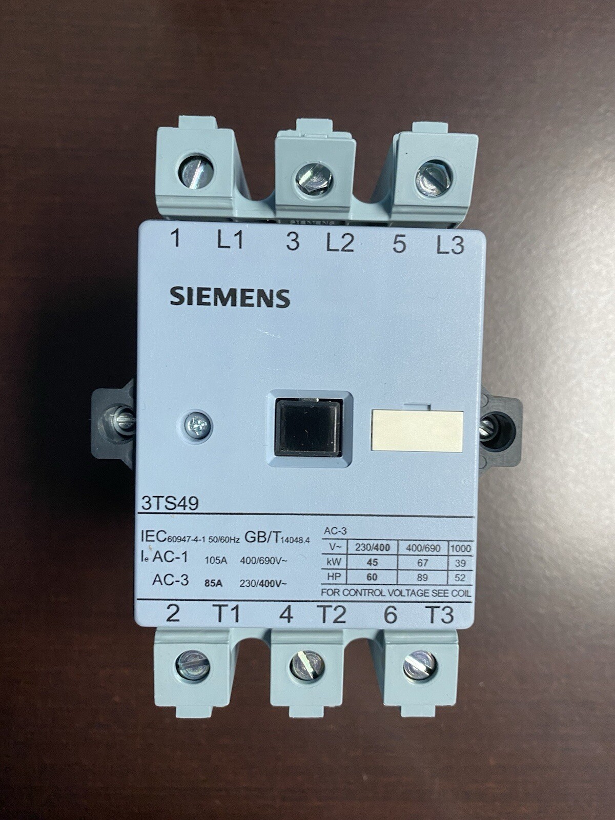 Siemens Contactor 3TS49 11-OXMO US:AC/220v 50Hz/264V HW400V