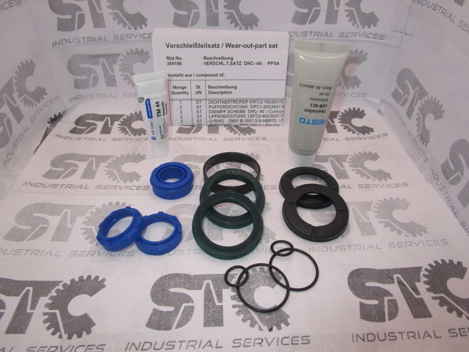 DNC-40-PPVA Genuine FESTO 369196 Set of wear parts -Made in India-FAST SHIPPING