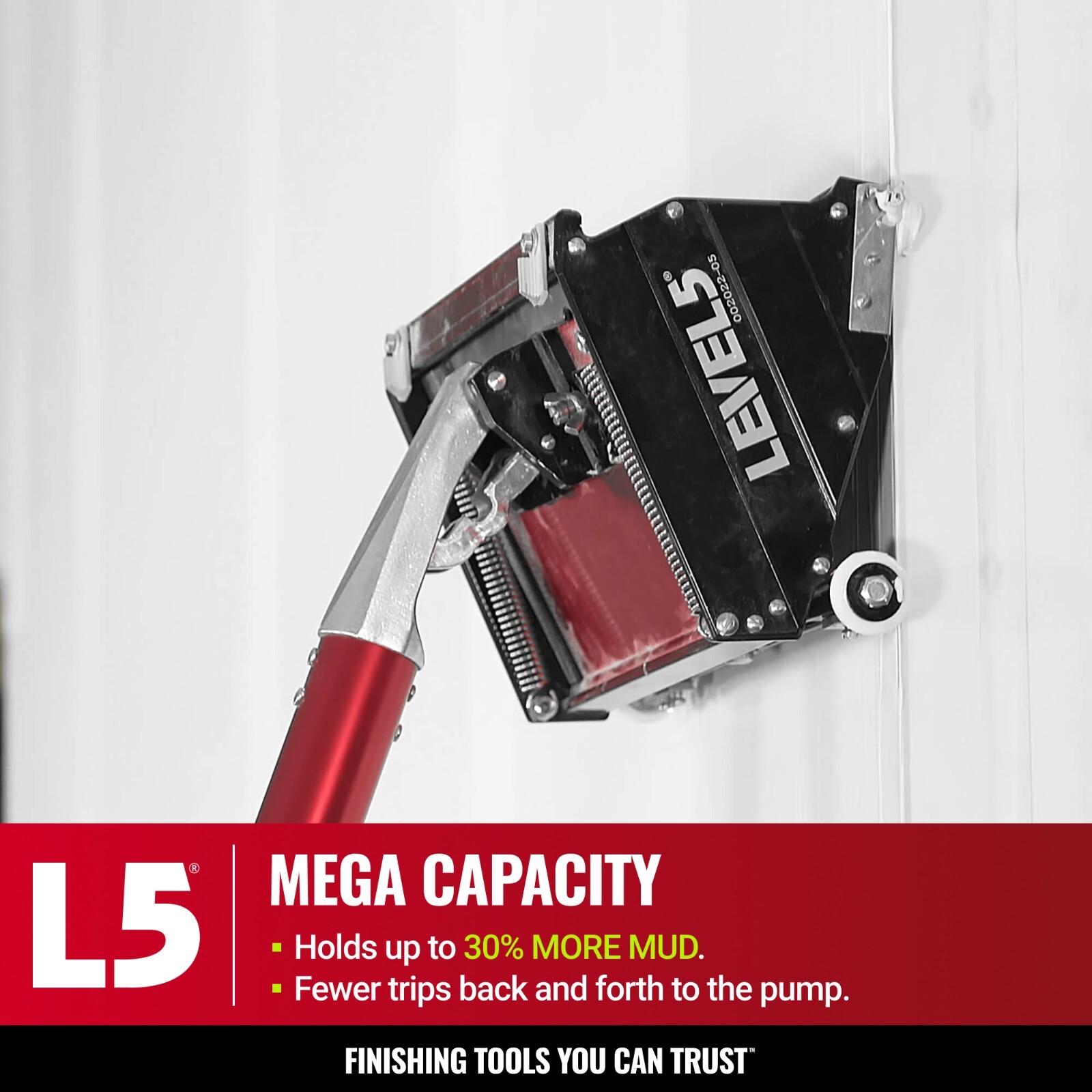 LEVEL5 Drywall Tools 7″ MEGA Flat Finishing Box [2nd Generation] 4-767