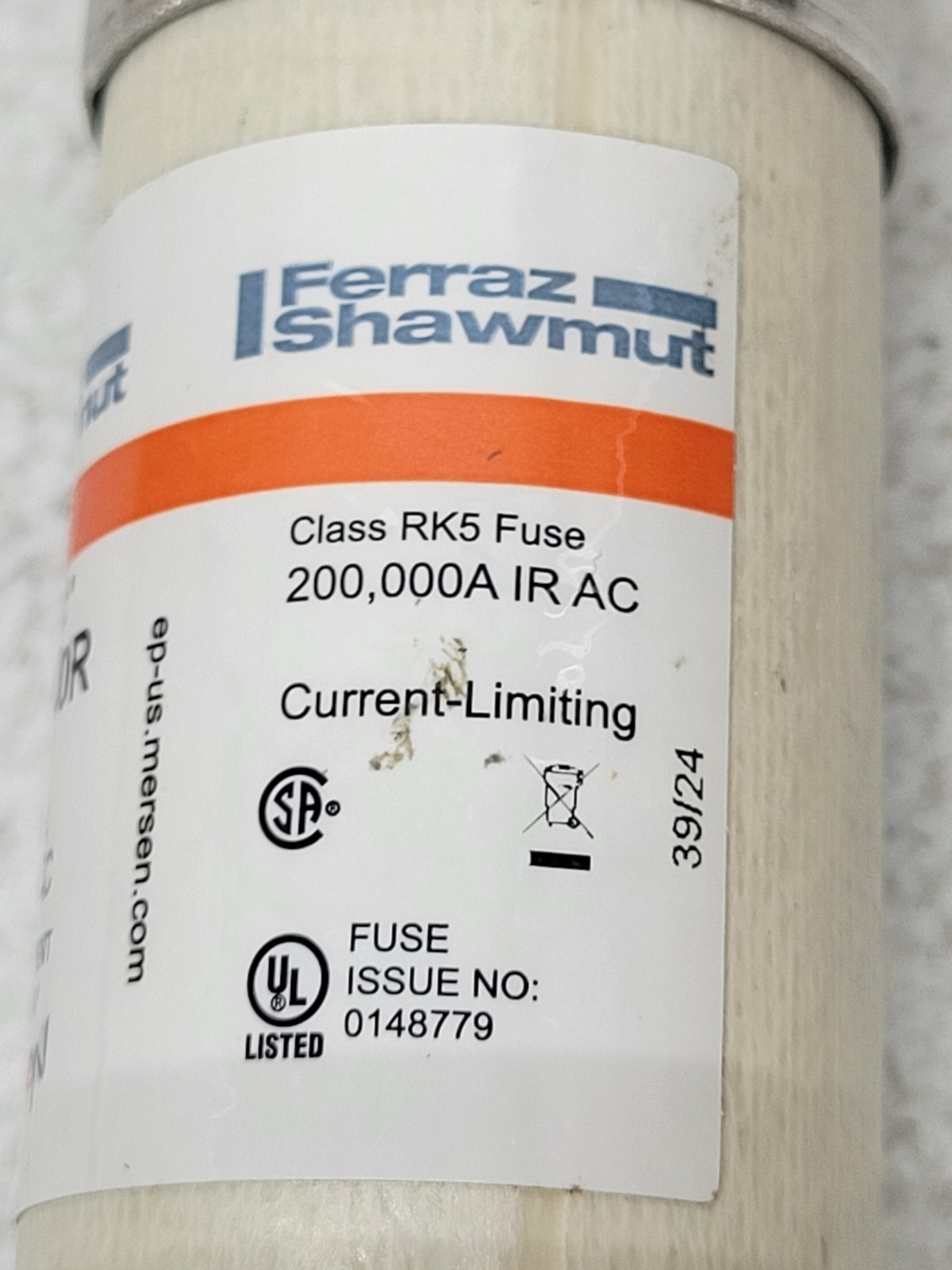 New Mersen Ferraz Shawmut TR200R 200 Amp 250 Volt Fuse