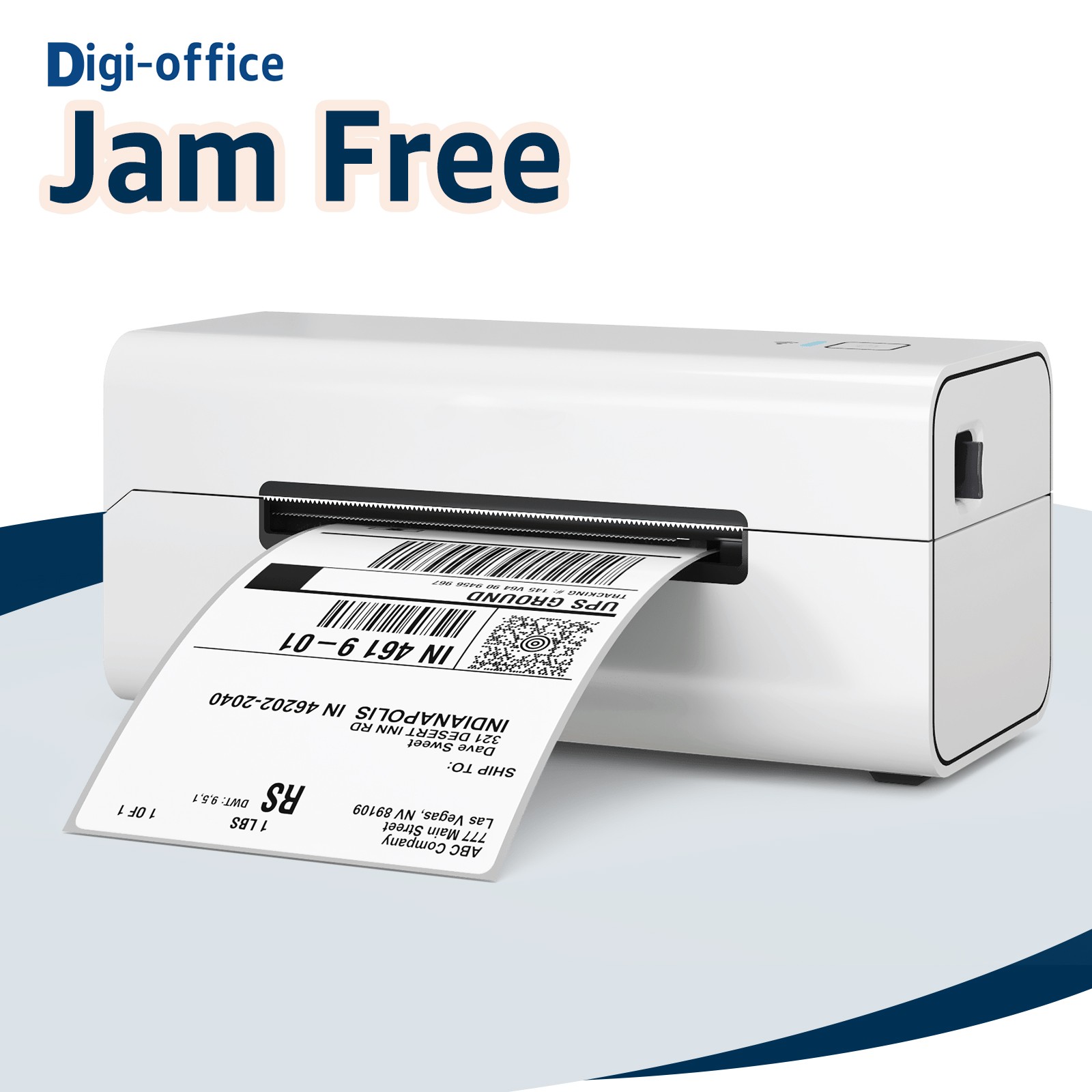 50PK of 500 4×6 Fanfold Direct Thermal Shipping Label for Zebra Rollo Printer