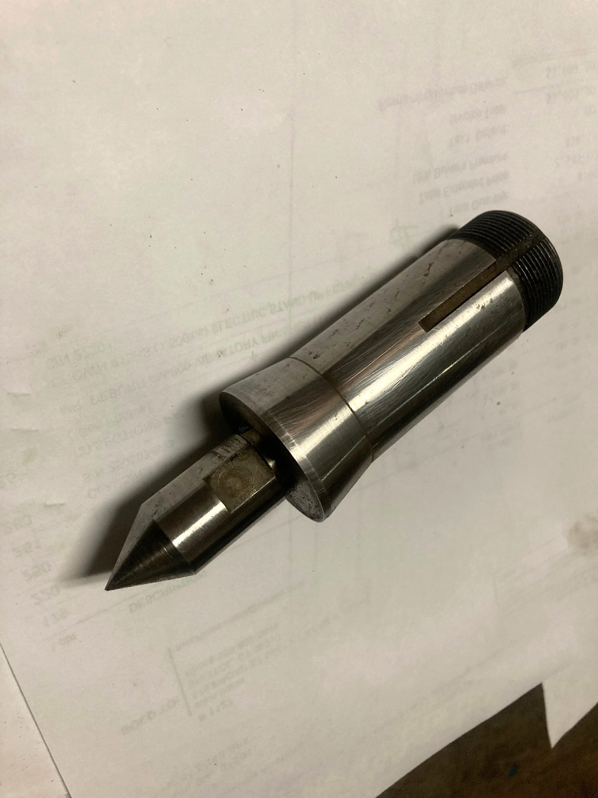 HARDINGE type 5C COLLET DEAD CENTER