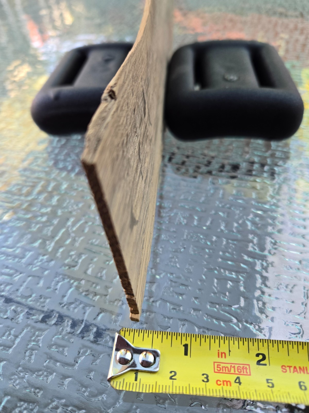 Rare Crotch Walnut Veneer Sheet 16″x3″ Feather Figure Luthier Woodworking