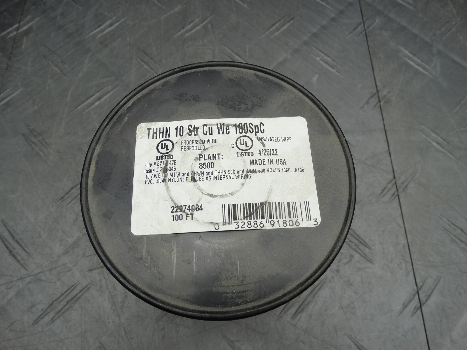 Southwire 100 ft 10-awg Stranded White CU Thhn Wire For Electrical Applications