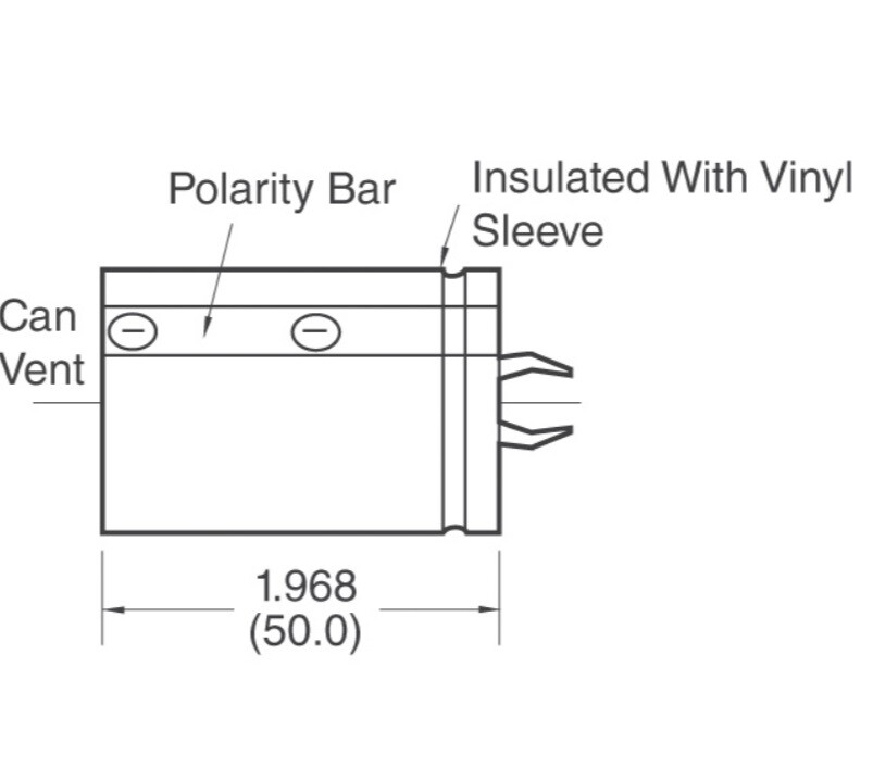 (2 PCS) CAPACITOR, PANASONIC, 22000UF, 35V, 35X52mm, ECOS1VA223EA, 20%