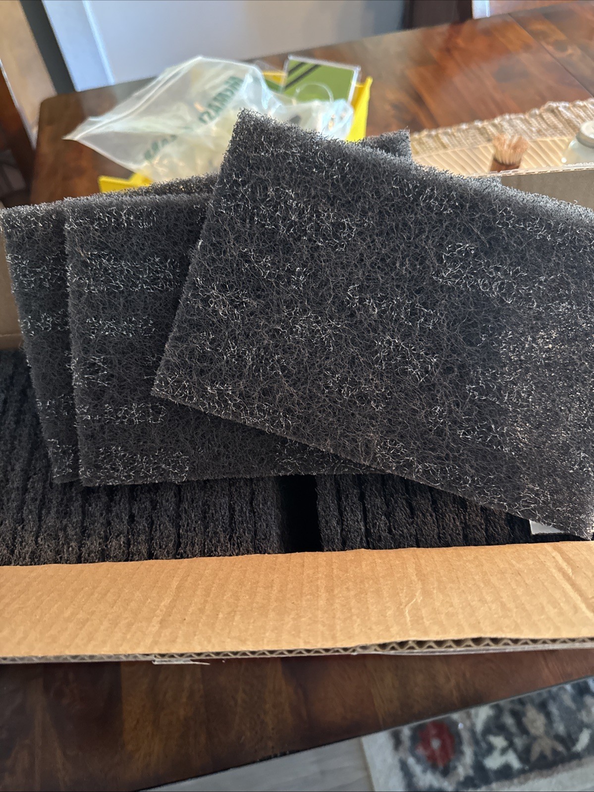 LOT (4) Scotch-Brite 7446B Pro Hand Pad 6 in. x 9 in.