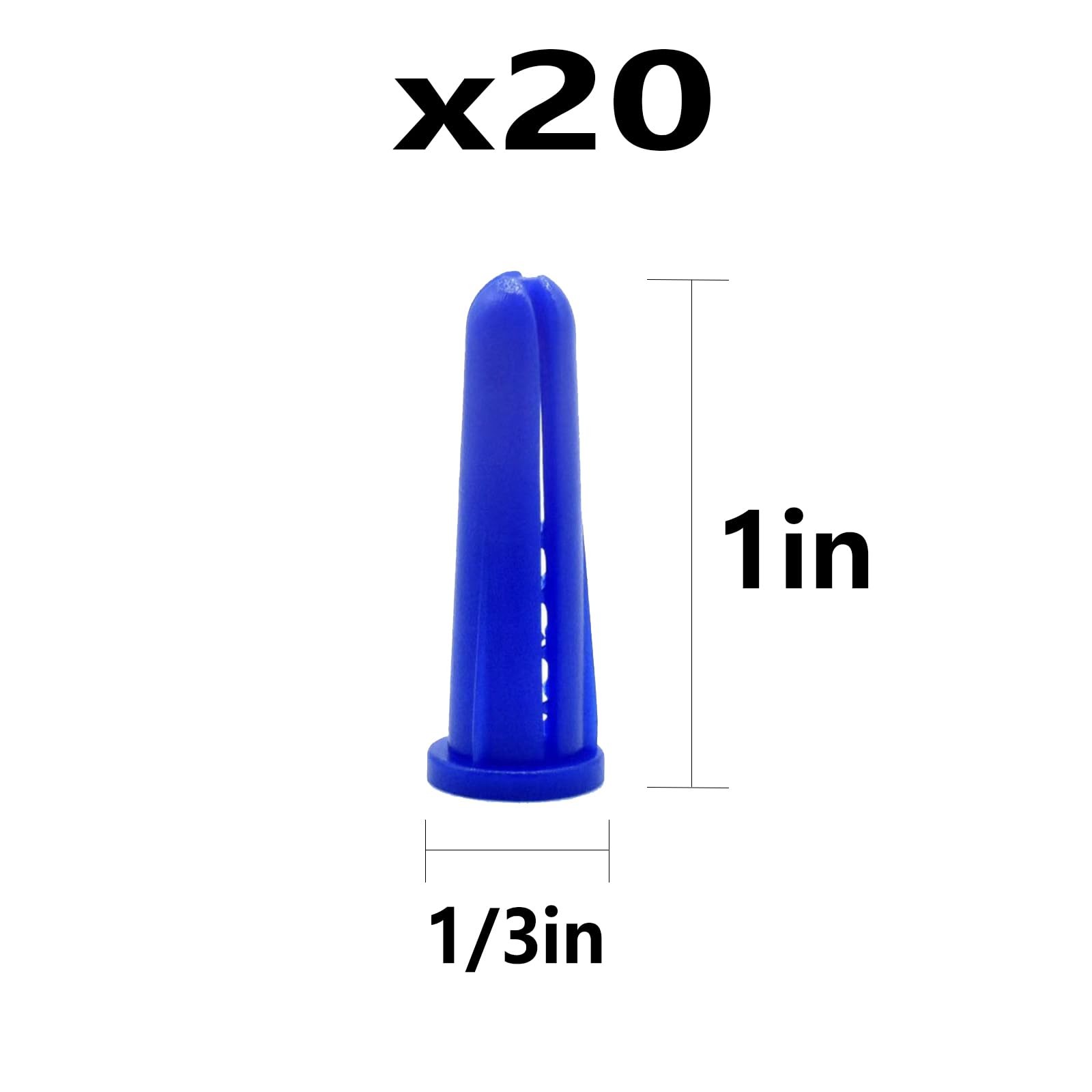 (274 pcs) Plastic Drywall Wall Anchors Kit with Screws， Concrete Screw kit Wa…