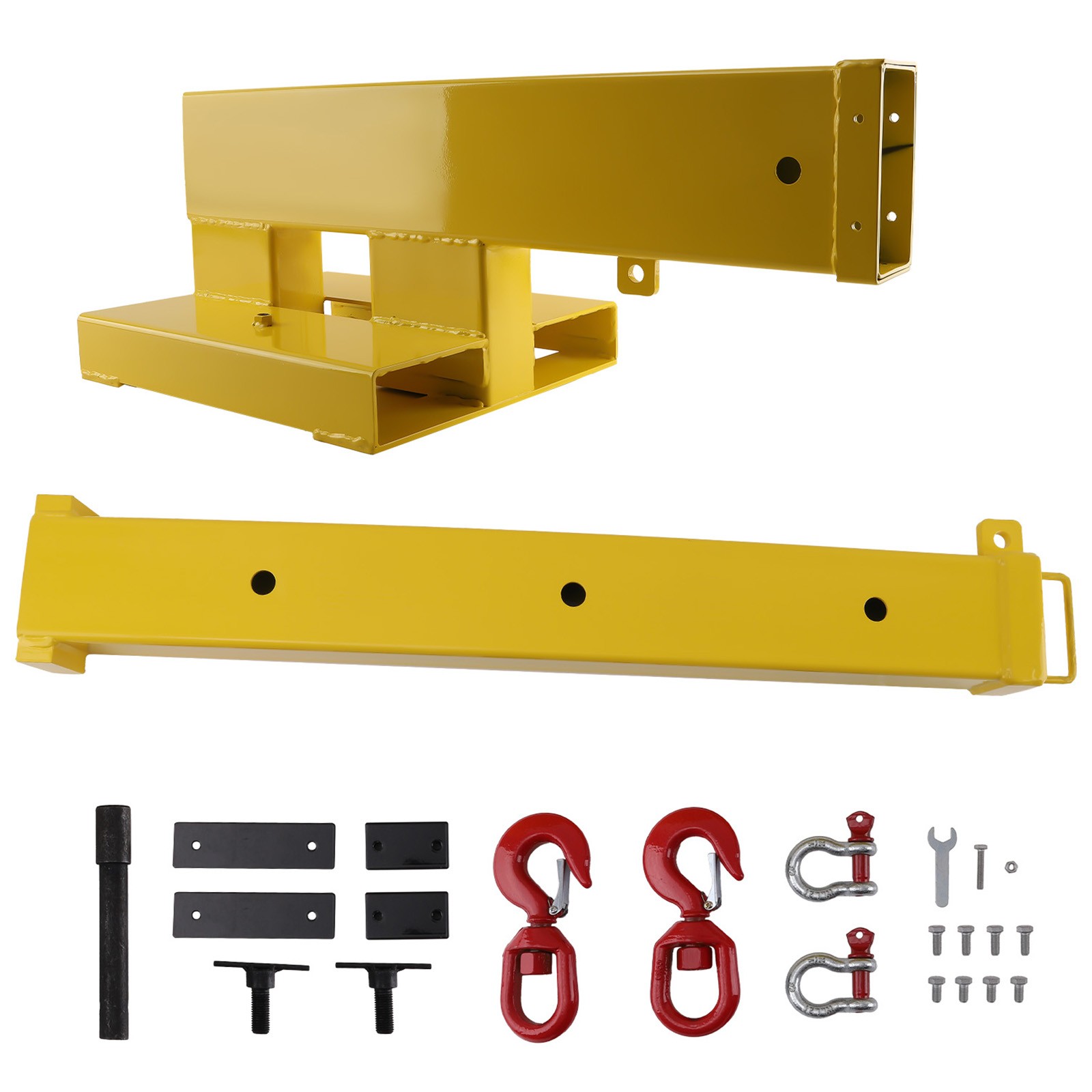 Universal Fit Jib Crane Boom for Forklift Pallet Fork 5500lb 31-79″ Extension