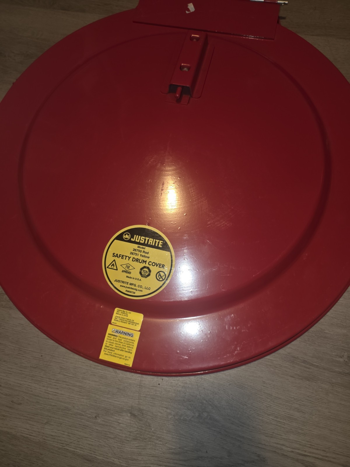 JustRite 26750, 6AX40 Safety Drum Cover