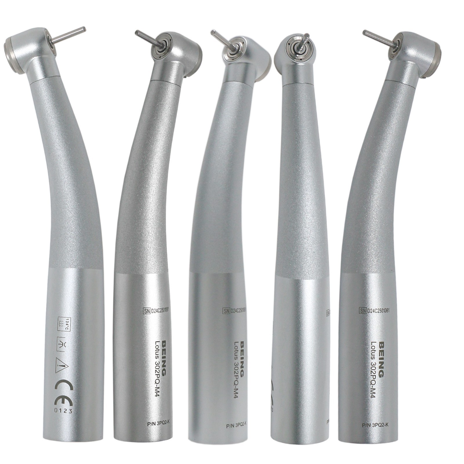 5Pcs BEING Dental High Speed Turbine Fiber Optic Handpiece for KaVo Coupler 4/6H